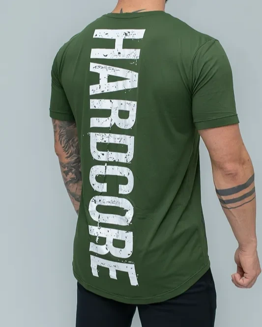 Camiseta Verde Escura Hardcore Treino