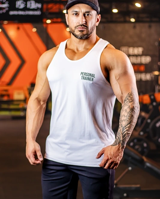 Regata Branca Personal Trainer Masculina 