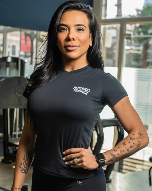 Baby Look Preta Personal Trainer Feminina 