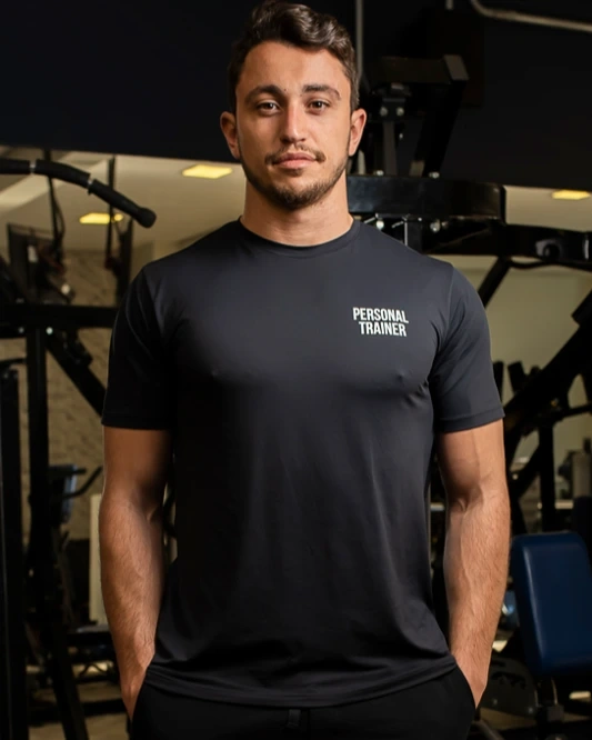 Camiseta Preta Personal Trainer Masculina 